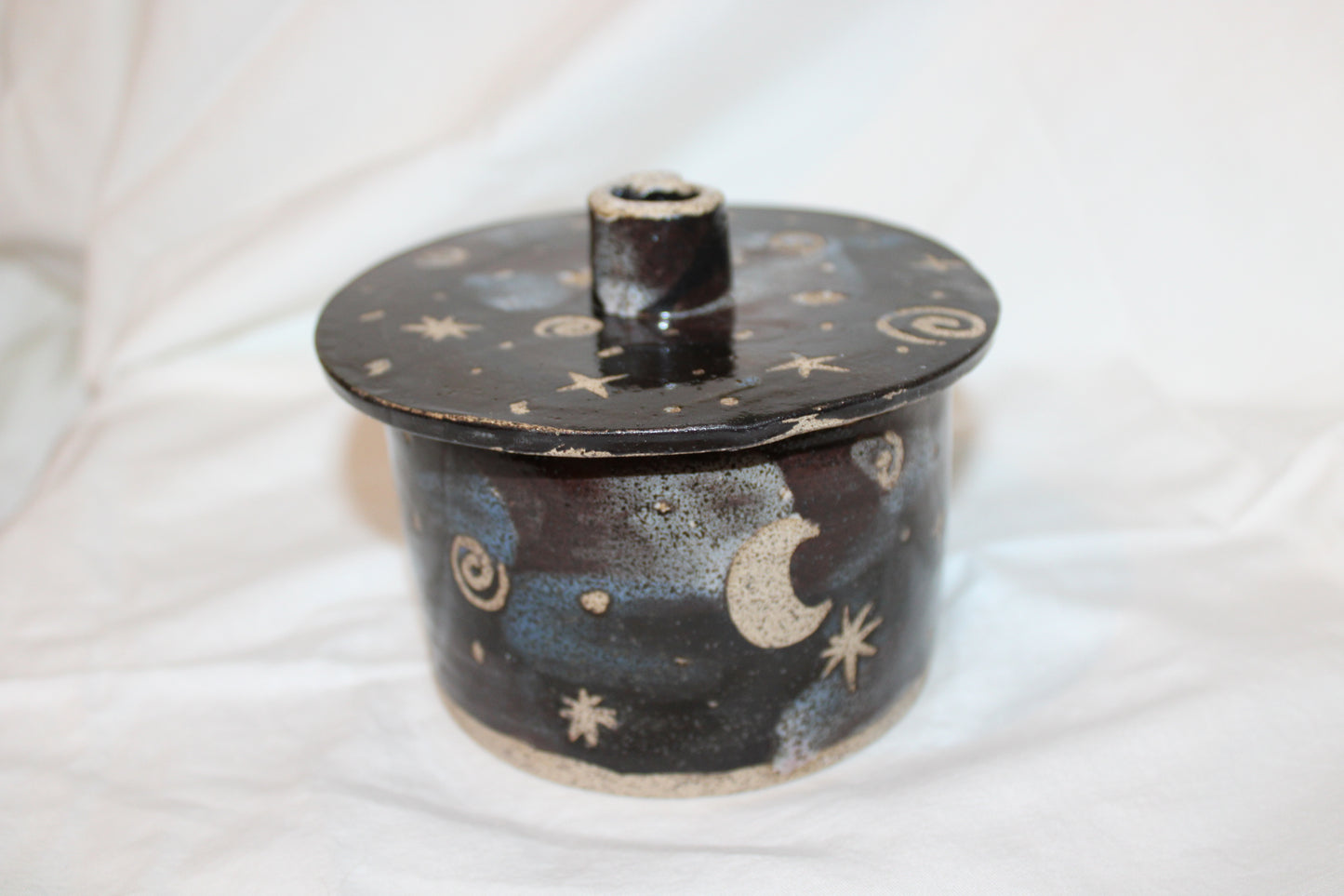 Night Sky Lidded Jar (medium)
