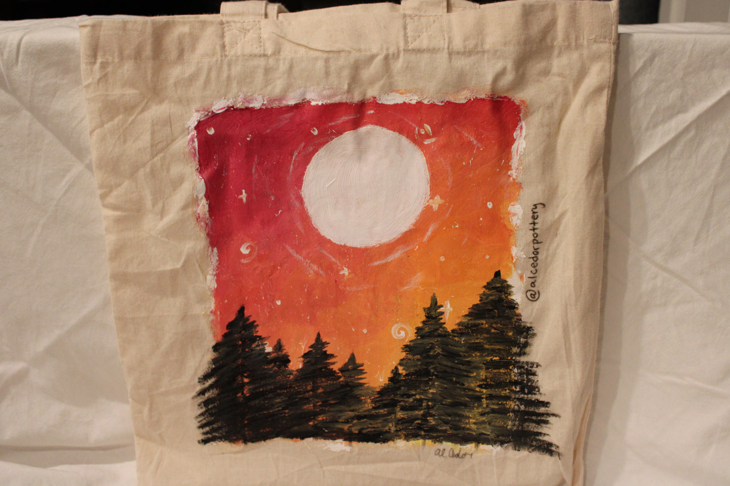 "Sunset Forest" Canvas Bag