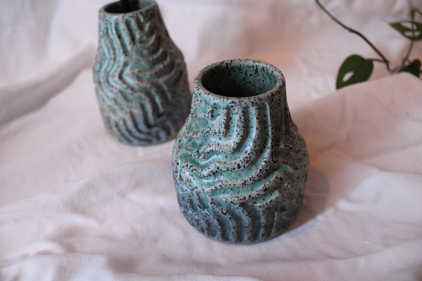 Carved Bud Vase