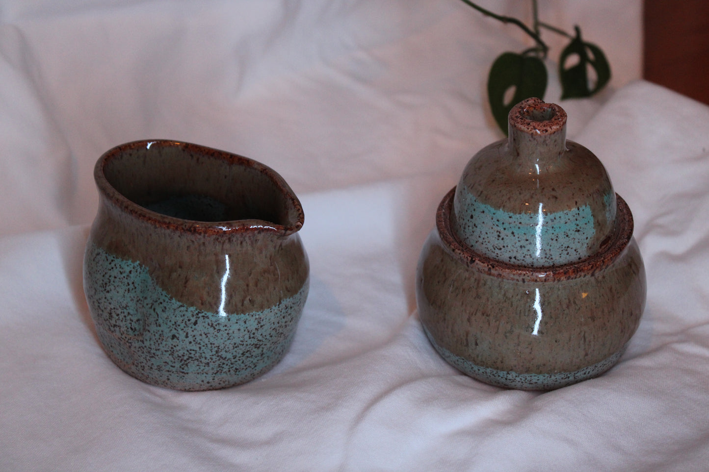 Small Turquoise Creamer