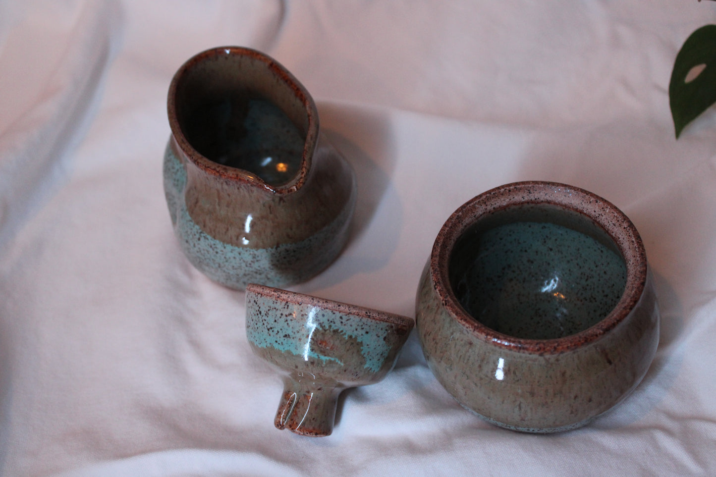 Small Turquoise Creamer