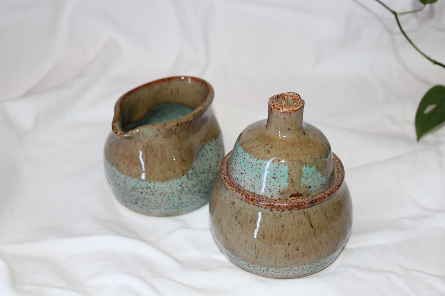 Small Turquoise Creamer