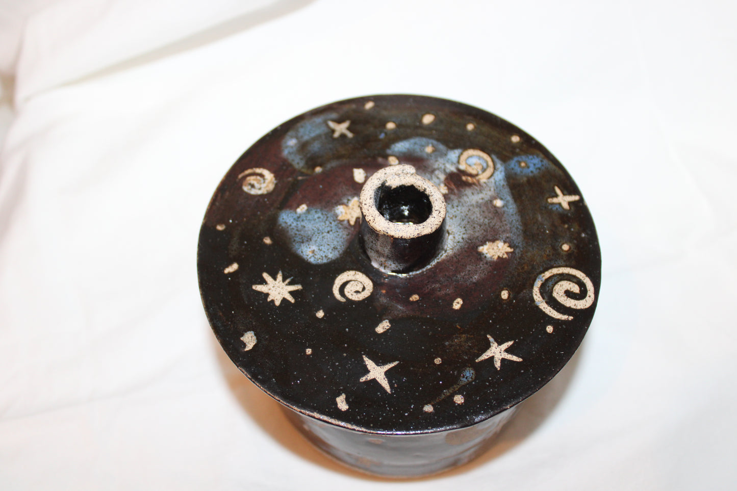 Night Sky Lidded Jar (medium)