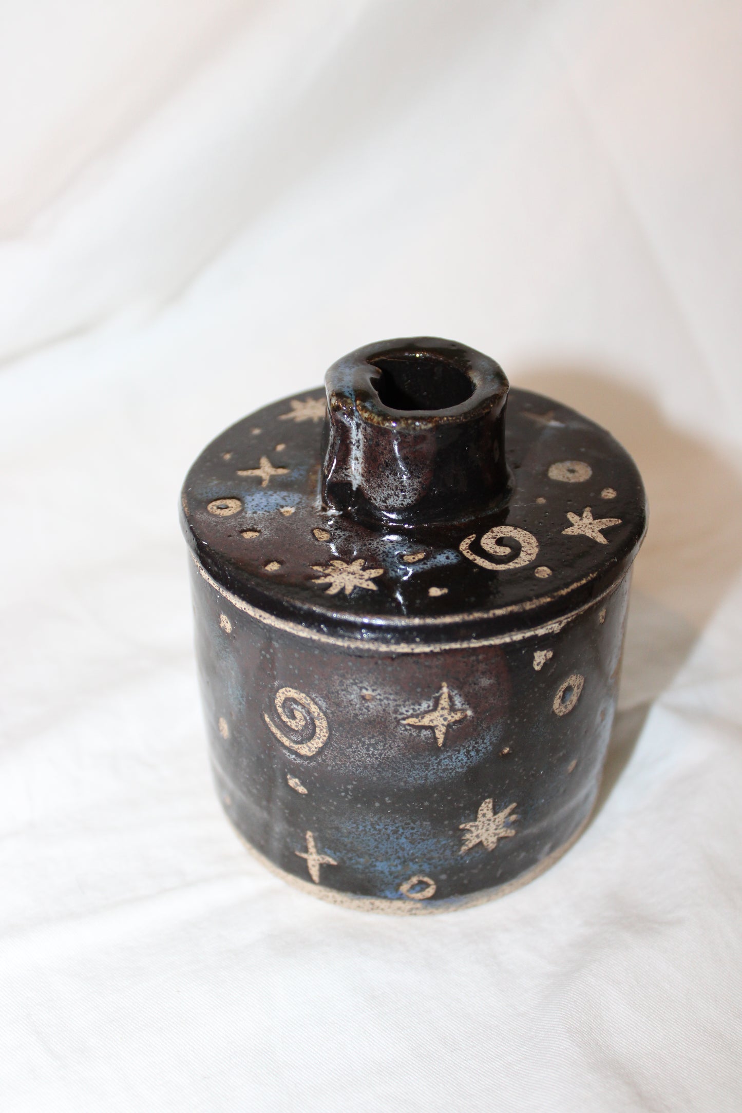 Night Sky Lidded Jar (small)