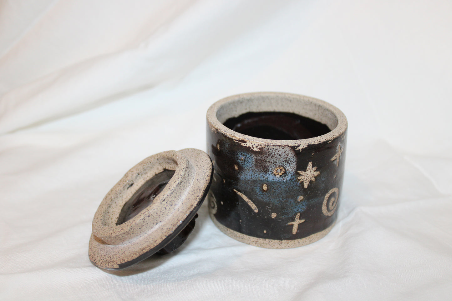 Night Sky Lidded Jar (small)