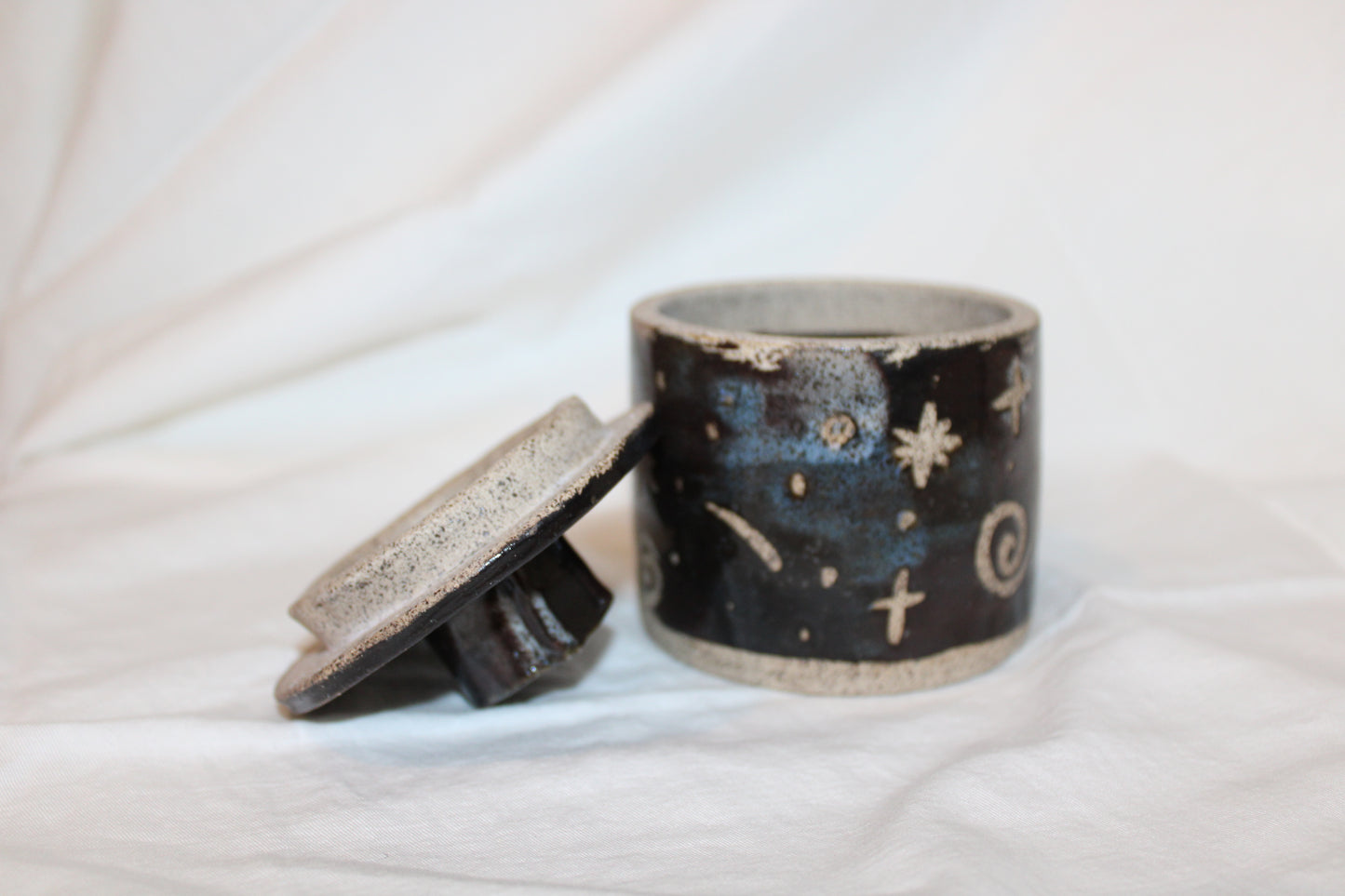 Night Sky Lidded Jar (small)